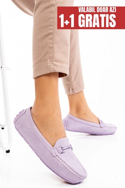 Espadrile purple piele naturala WSP-9