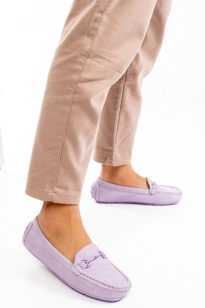 Espadrile purple piele naturala WSP-9