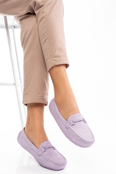 Espadrile purple piele naturala WSP-9