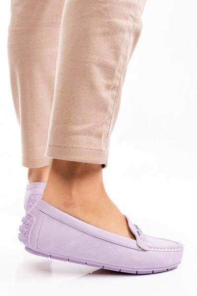 Espadrile purple piele naturala WSP-9